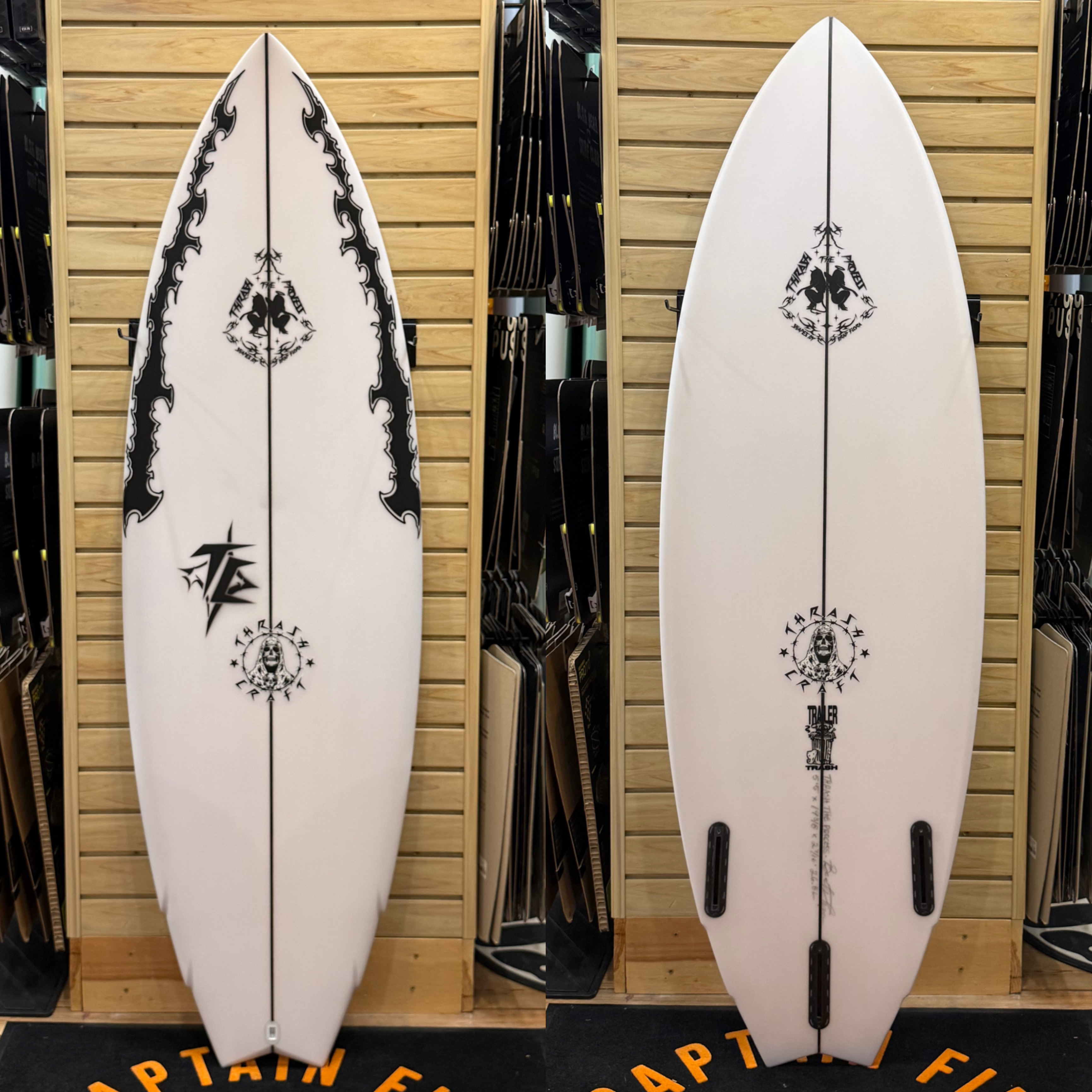 5'5 Trailer Trash  surfboard top photo